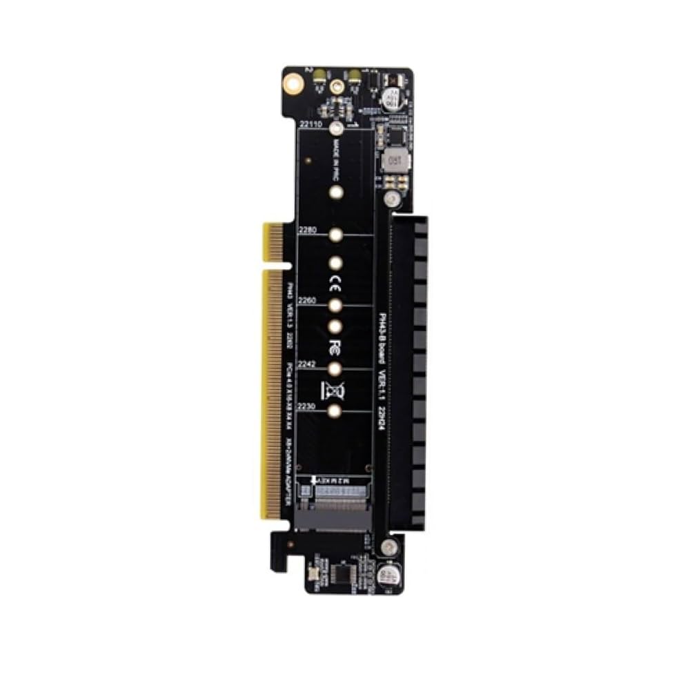 Amazon | PCIE x16 - x8+x4+x4 スプリッタアダプタカード PCIE